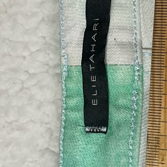 ELIE‎ TAHARI, above-ankle denim pants size 6 - Picture 9 of 10